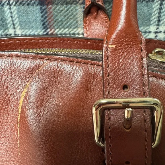 kate spade Leather Satchel Bag in Warm Brown - Picture 3 of 7